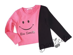 Детска блуза в циклама Smile