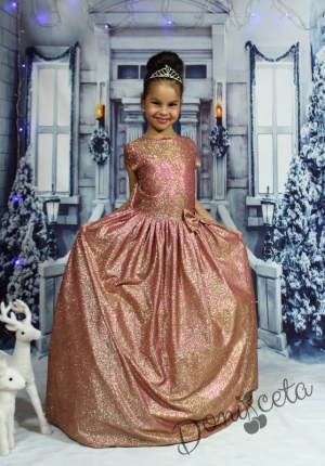 Детска дълга официална рокличка за принцеса 