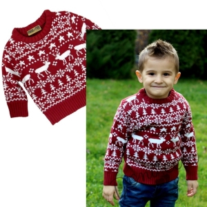 Knitted Christmas sweater 