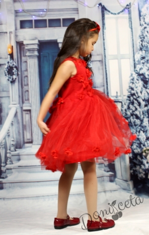 Червена рокличка за Коледа