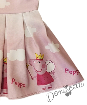Детска рокля без ръкав в розово с прасенцето Пепа пиг 