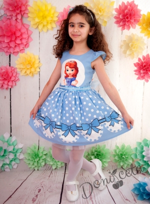 Официална детска рокля с принцеса София