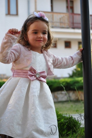 Официална детска рокля за шаферка или кръщене 