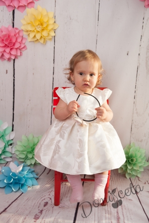 Официална бебешка/детска рокля Стефи  за шаферка или кръщене