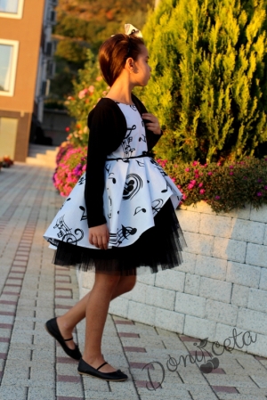 Детска официална рокля с болеро Сисилия