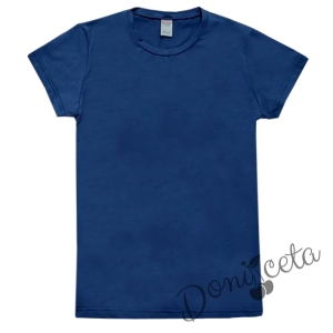 Детска тениска за момче в синьо 53411233