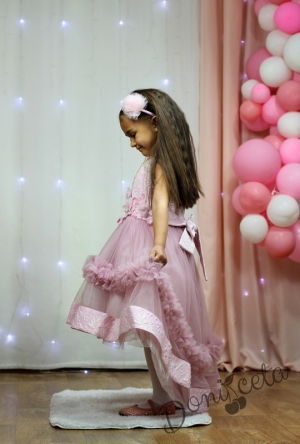 Детска рокля с чантичка