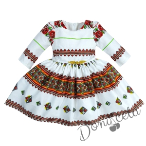 Детска рокля с фолклорни/етно мотиви тип носия 8544633
