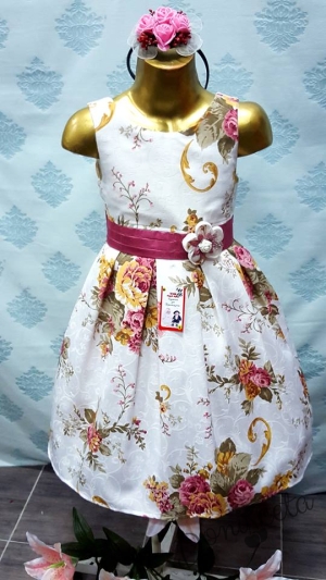 Официална детска рокля на цветя Кели