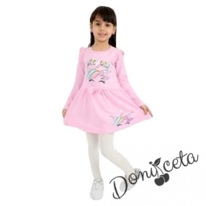 Детска рокля в розово с Пони/Еднорог 715133