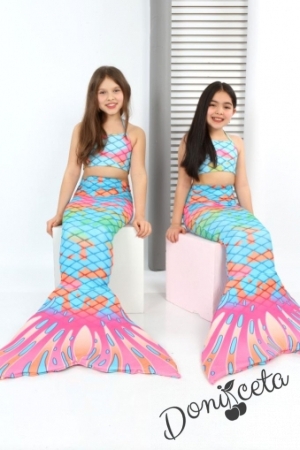 Детски бански и костюм на русалка в нежни цветове 554725