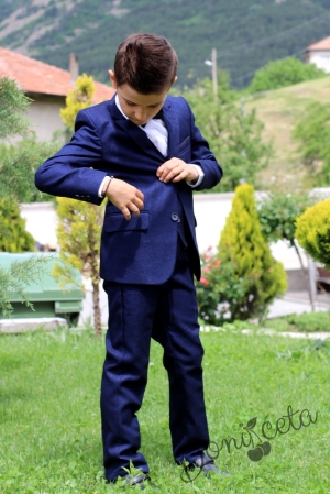 Официален детски костюм за момче от 5 части със сако