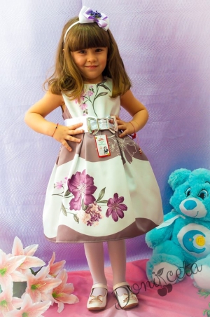 Официална детска рокля на цветя Тини