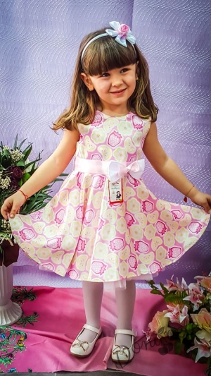 Официална детска рокля на цветя 0067136/63