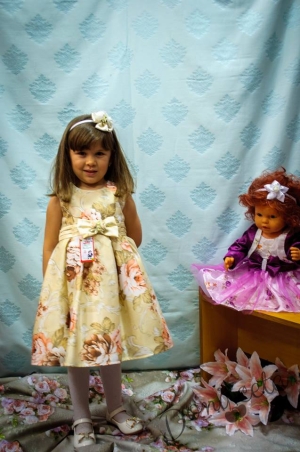 Официална детска рокля на цветя  Лидия