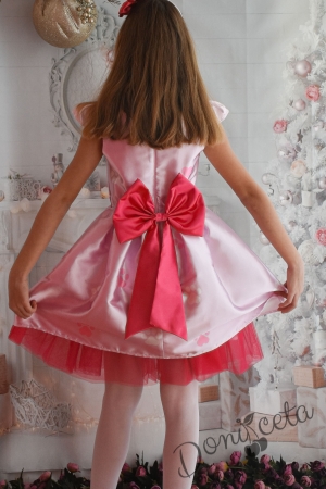 Официална детска рокля с тюл в розово със Скай от Пес Патрул 4