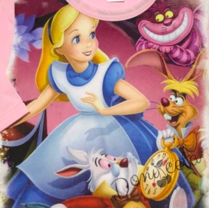 Детска пижама за момиче в розово с Алиса 2