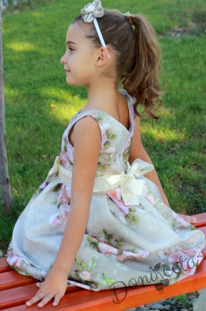 Официална детска рокля на цветя Ниа