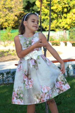 Официална детска рокля на цветя Ниа