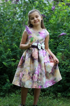Официална детска рокля на цветя Видка