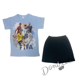 Детска пижама за момче с къс ръкав FIFA 1