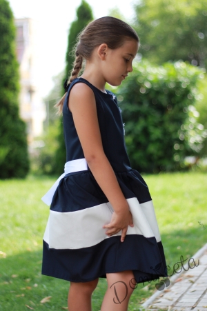 Ежедневна или официална детска рокля с 3D пеперуди