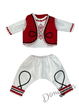 Бебешка/детска народна носия за момче 39 с фолклорни/етно мотиви 6465549