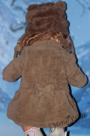 Детско палтенце в кяфяво