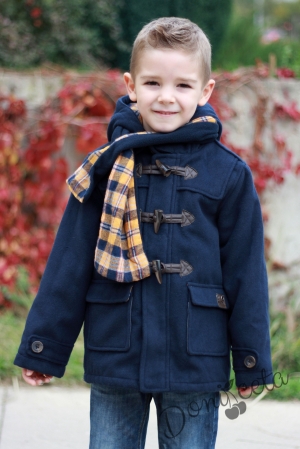 Детско палто с шал