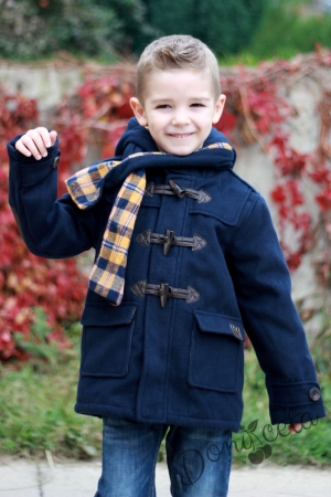 Детско палто с шал