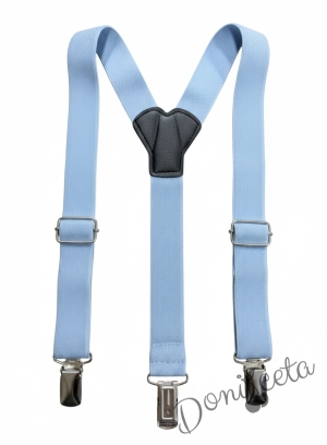 Тиранти за момче в светлосиньо