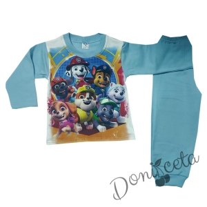 Детска пижама в светлосиньо с Пол Патрул